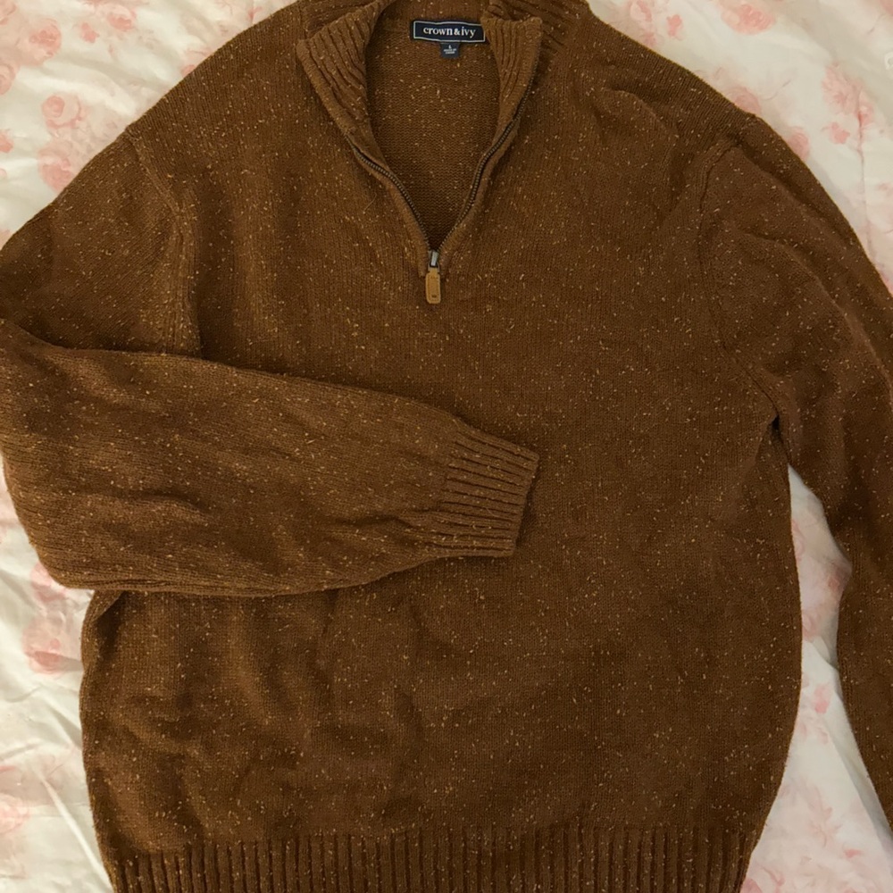 Crown & Ivy brown sweater